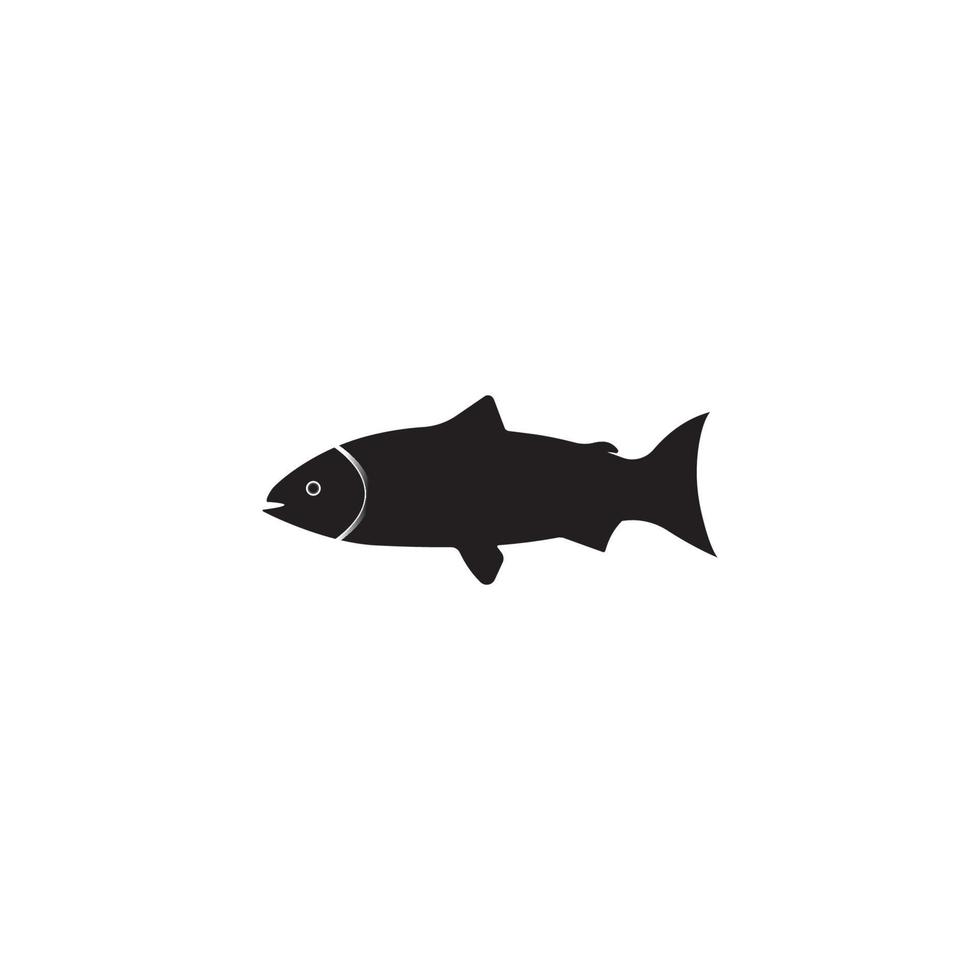 Salmon fish icon  vector illustration template design