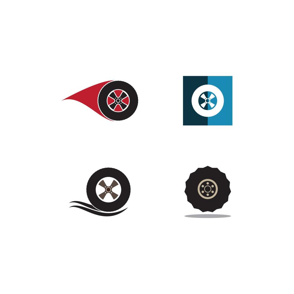 wheel logo vector illustration design template.