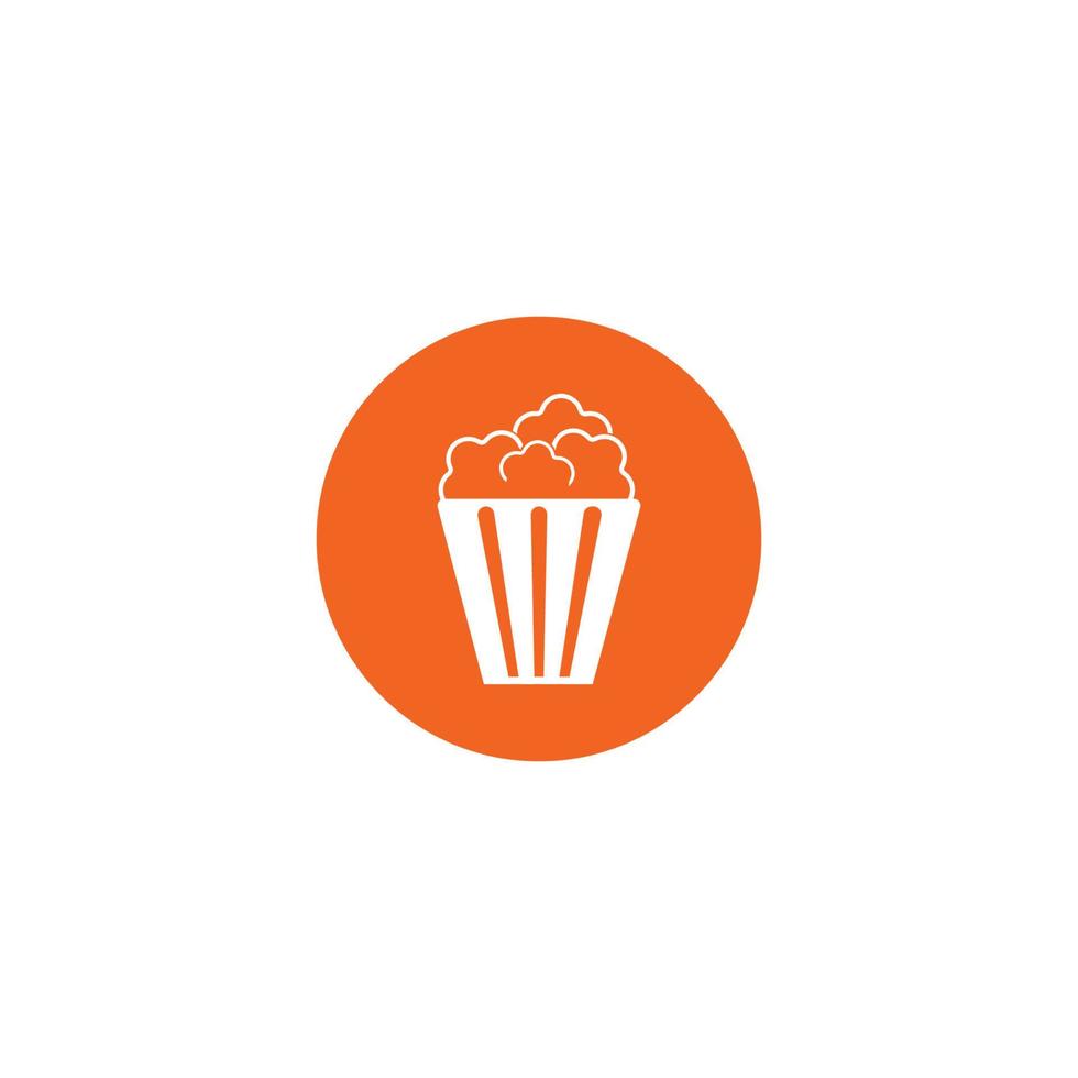 POPCORN ICON  vector illustration design template.