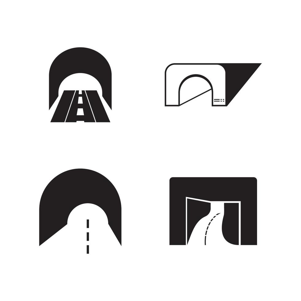 Tunnel icon  vector illustration template design