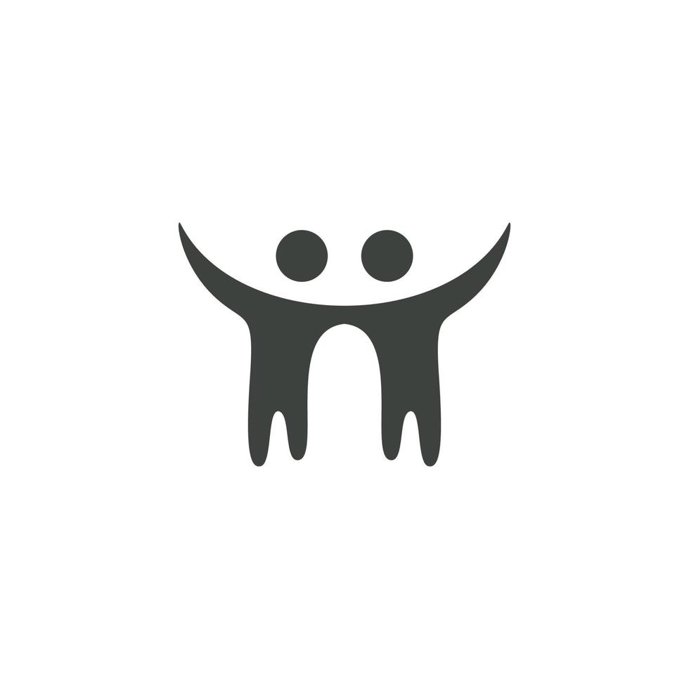 people logo design template vector icon