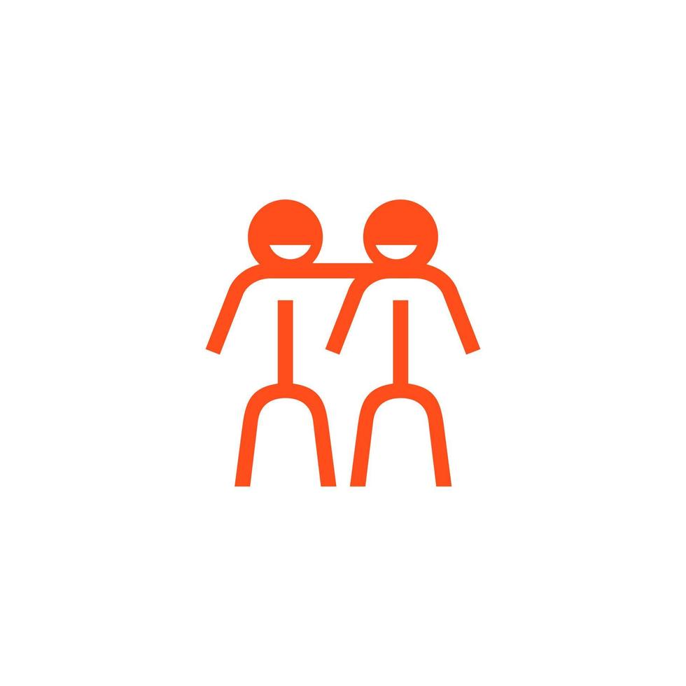 people teamwork unity together flat icon for your web, vector illustration.