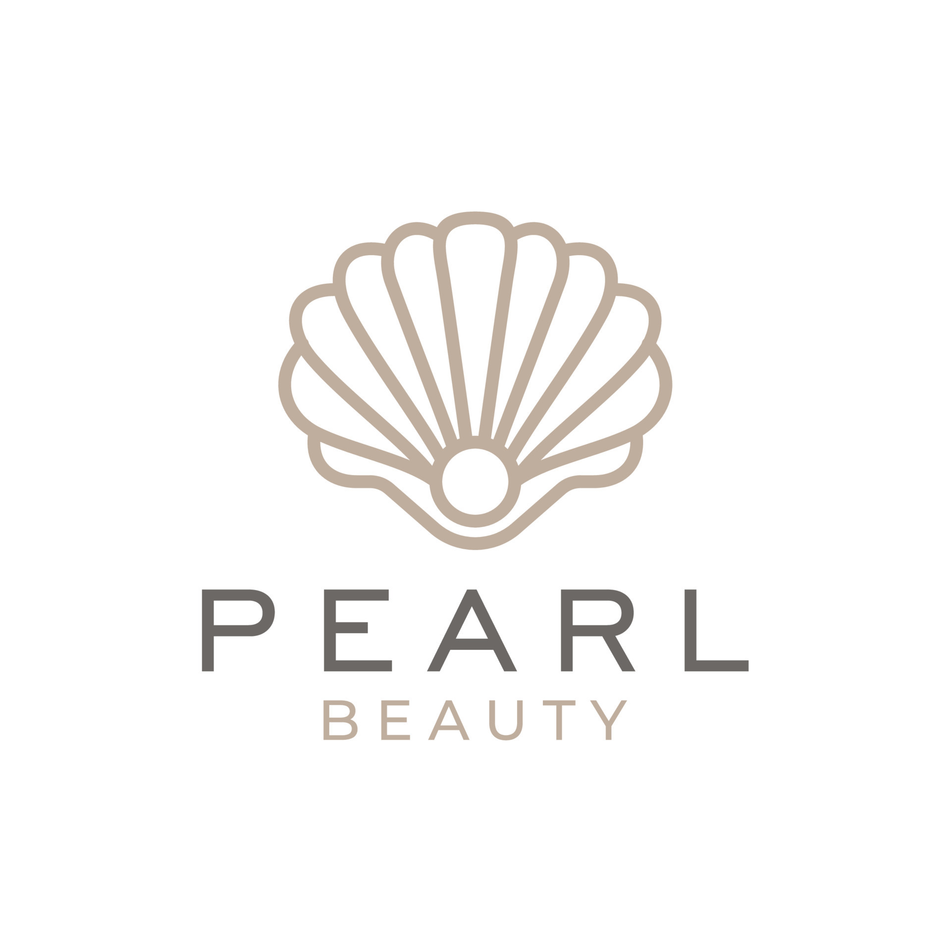Elegant Beauty Pearl Seashell Shell Oyster Cockle Oyster Scallop logo