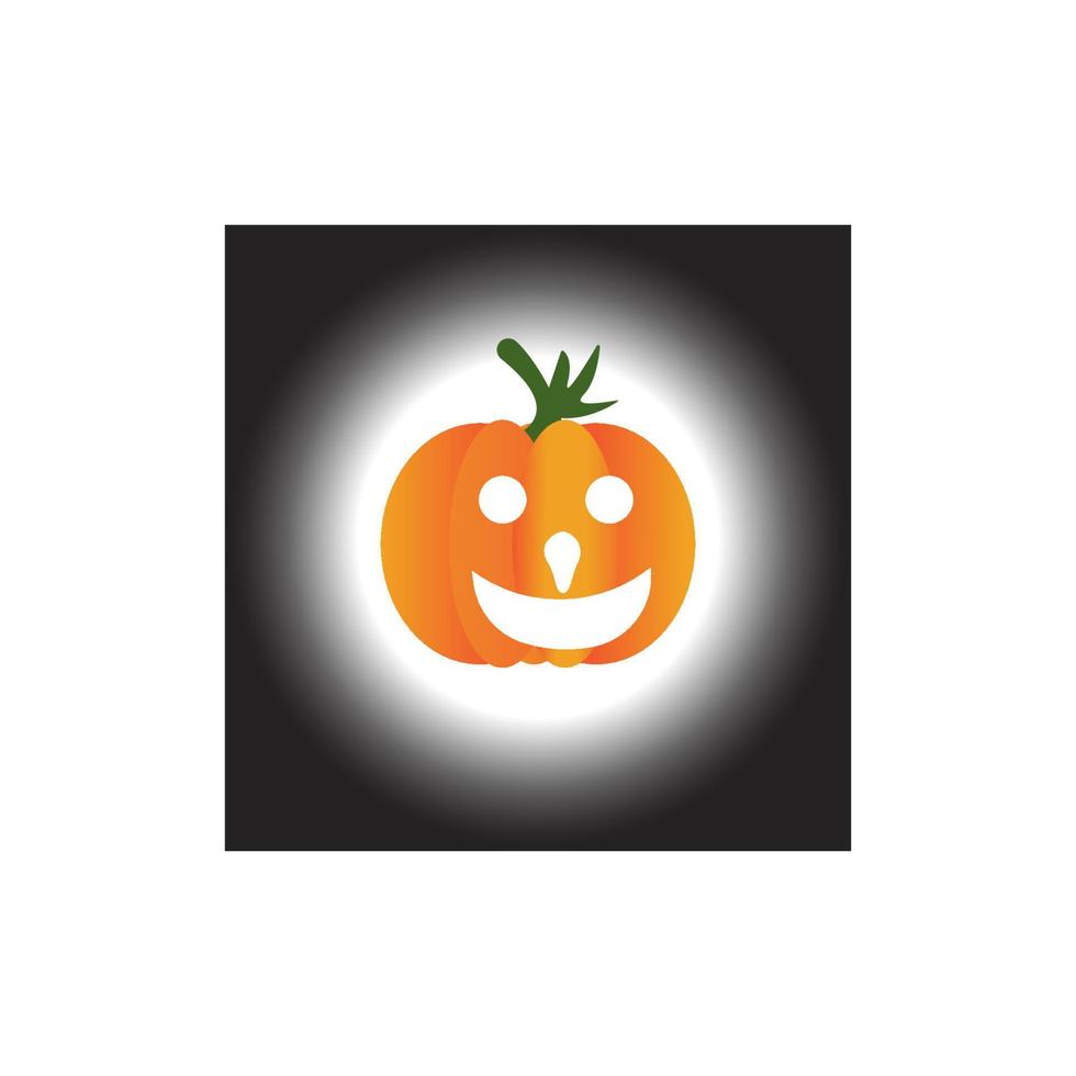 plantilla de diseño de ilustración de vector de icono de calabaza