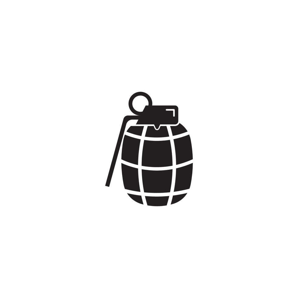 plantilla de diseño de ilustración de vector de icono de granada