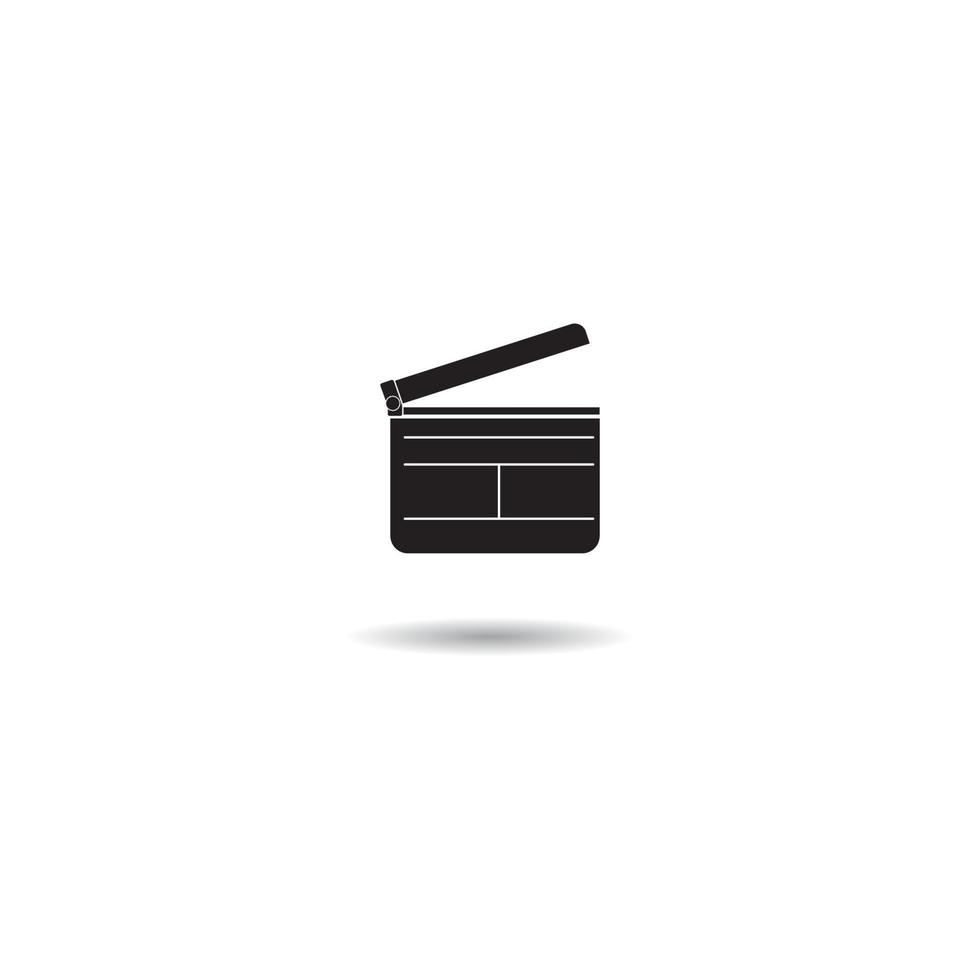 Clapper Board icon vector