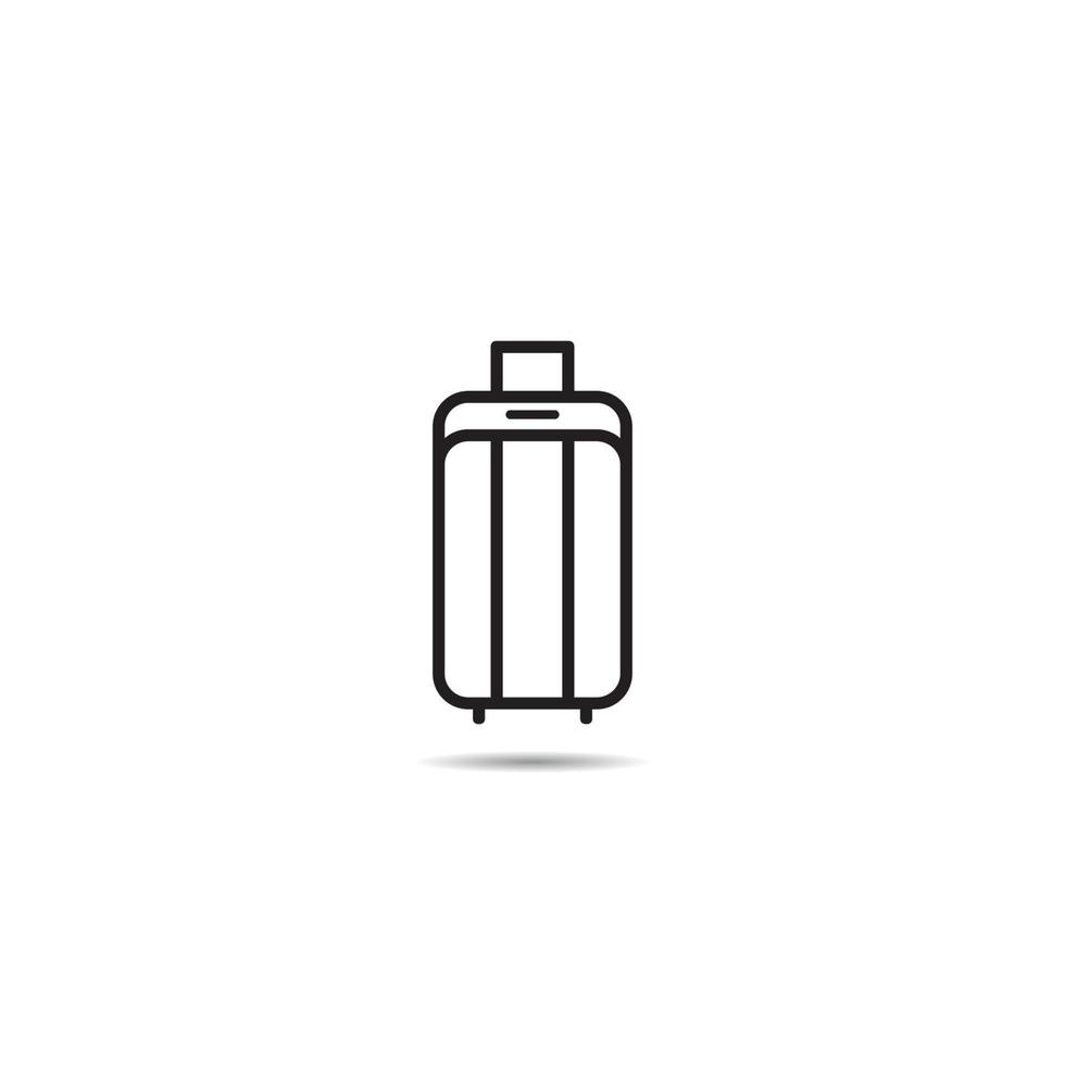 suitcase icon vector illustration design template