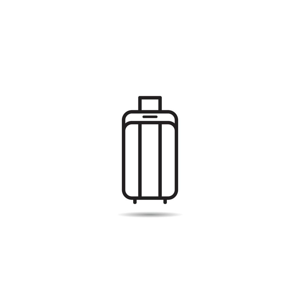 suitcase icon vector illustration design template