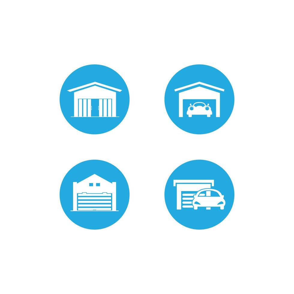 Garage icon  vector illustration template design