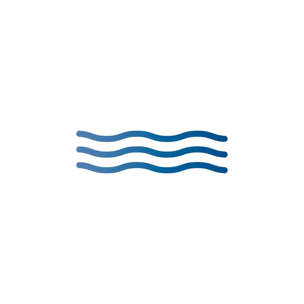 Water Wave icon vector illustration design template