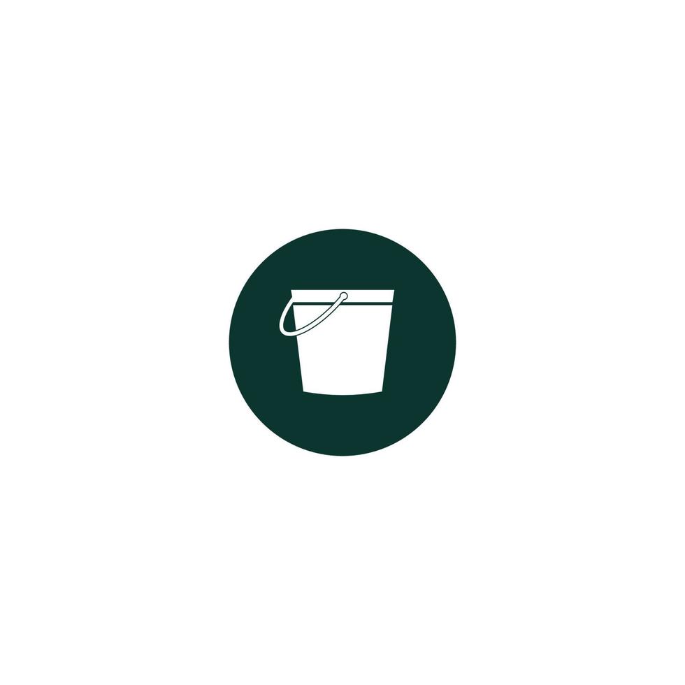 Bucket icon  vector illustration design template.