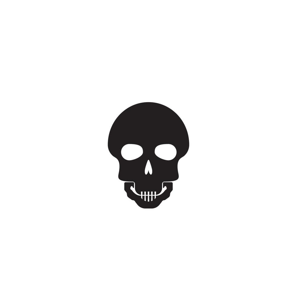 Skull icon vector illustration design template