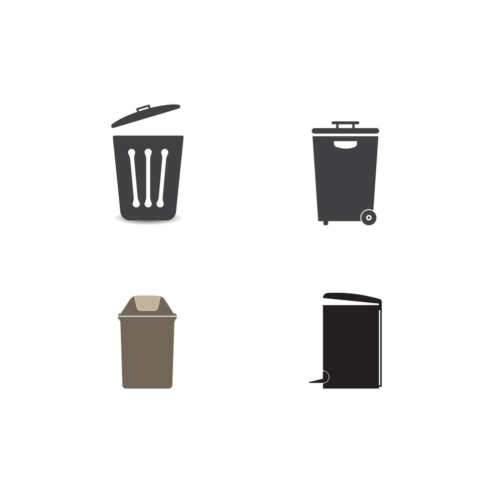 Trash Can icon vector