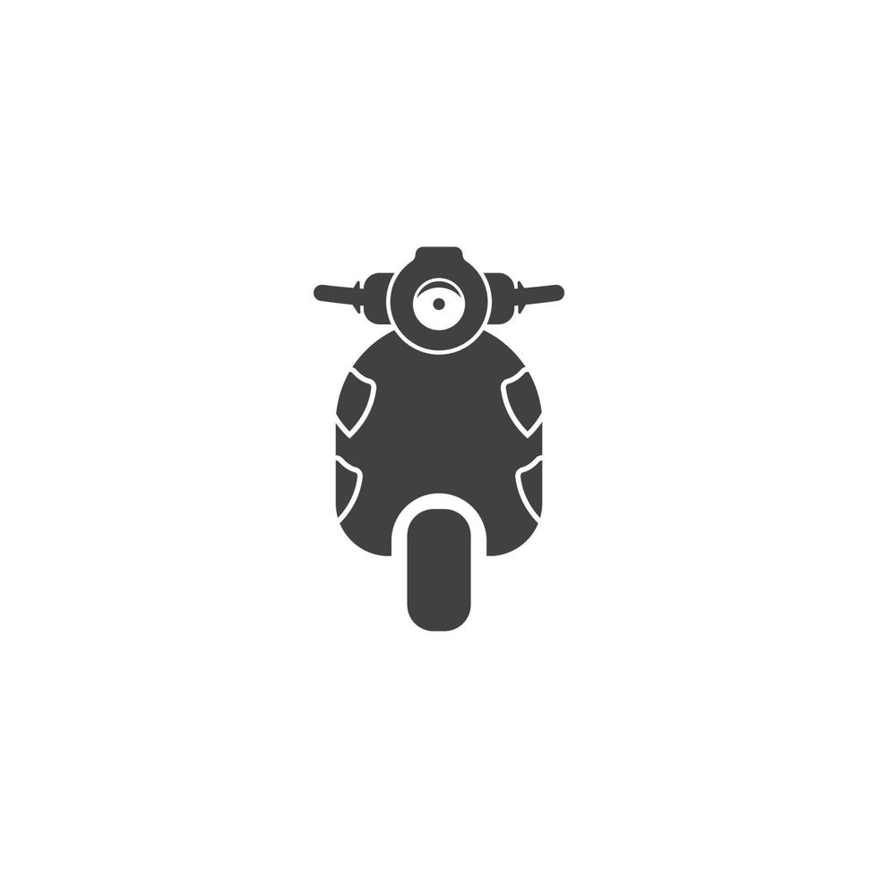 plantilla de diseño de ilustración de vector de logotipo de scooter.