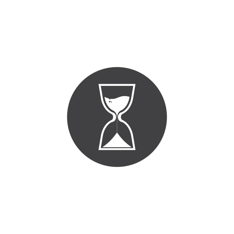 Hourglass icon  vector illustration template design