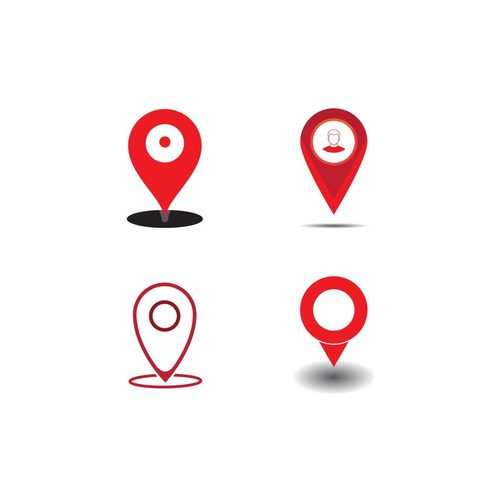 location icon  vector design template