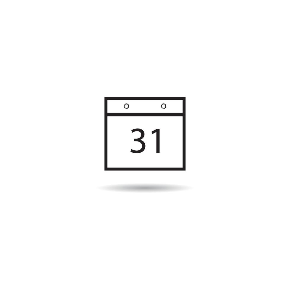 Calendar icon  vector illustration design template.