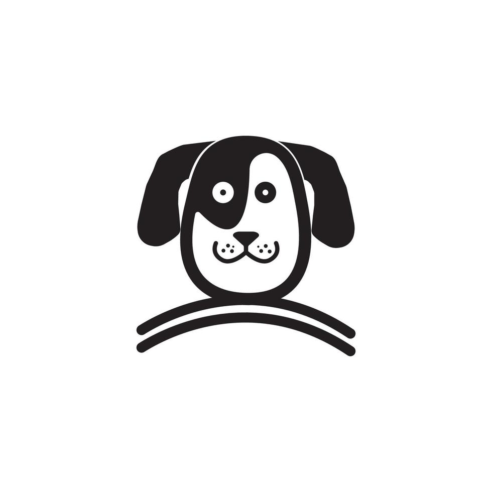 Dog icon vector illustration design template