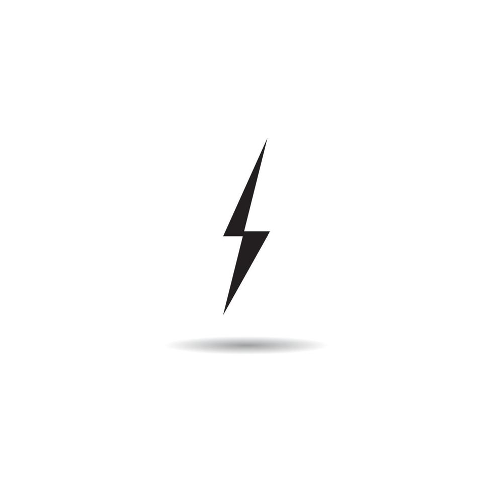 Lightning icon  vector illustration template design