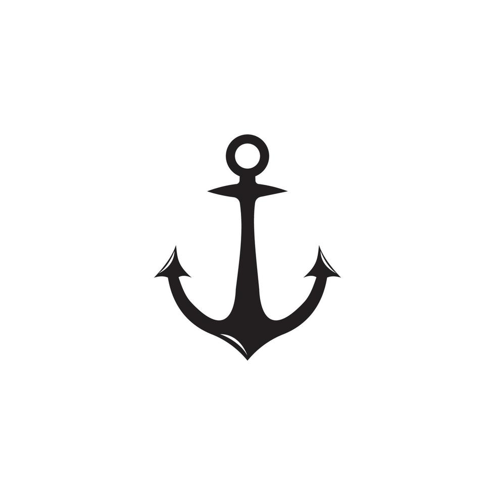 Anchor icon vector illustration design template