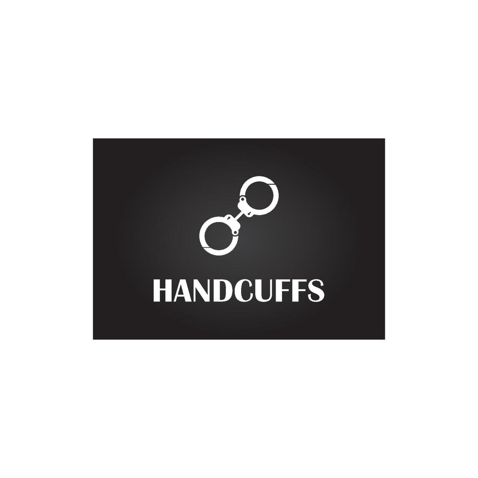 Handcuff icon  vector illustration design template.