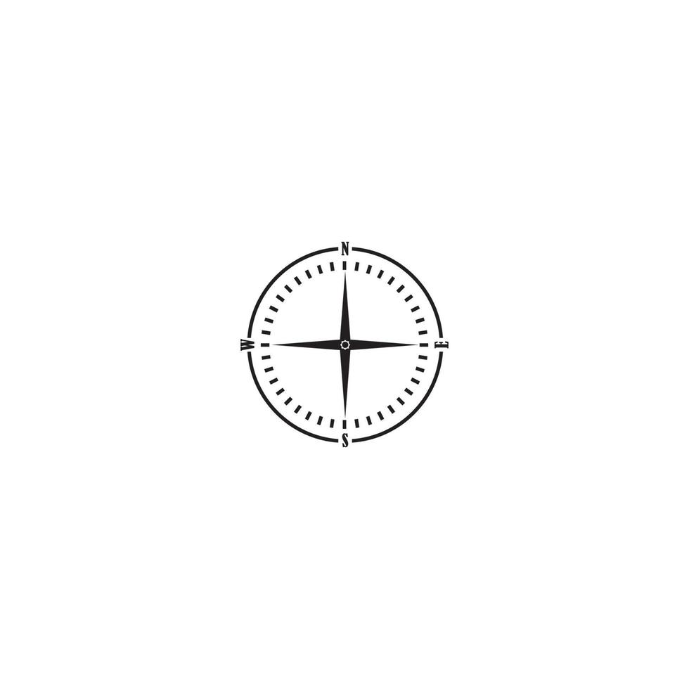 compass logo vector illustration design template.