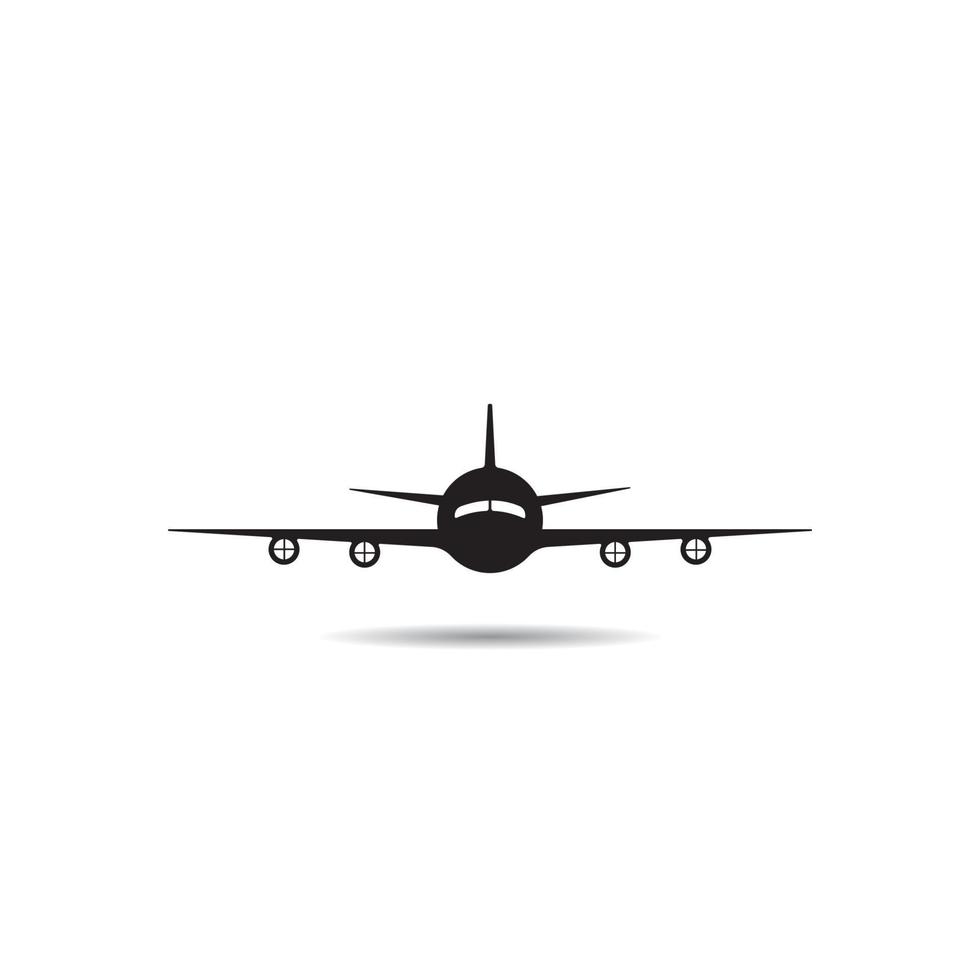 Airplane icon vector illustration design template