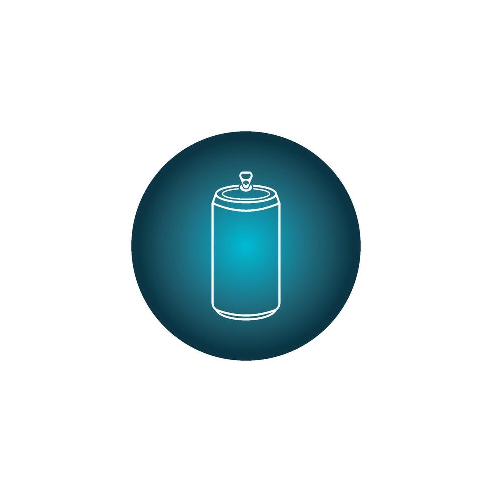 Drink can icon  vector illustration template design