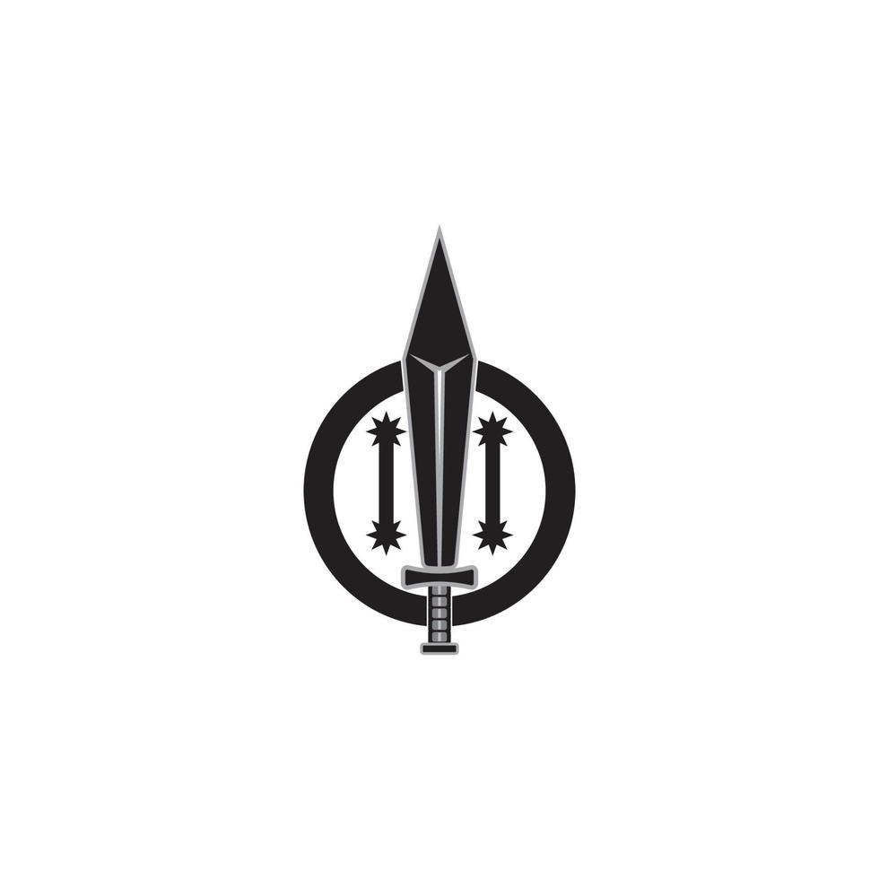 Sword logo vector