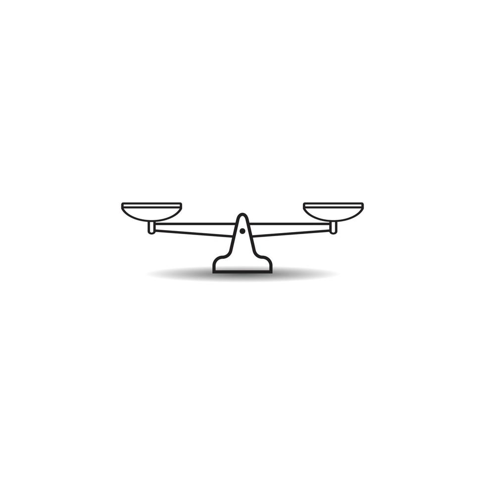plantilla de diseño de ilustración de vector de icono de equilibrio