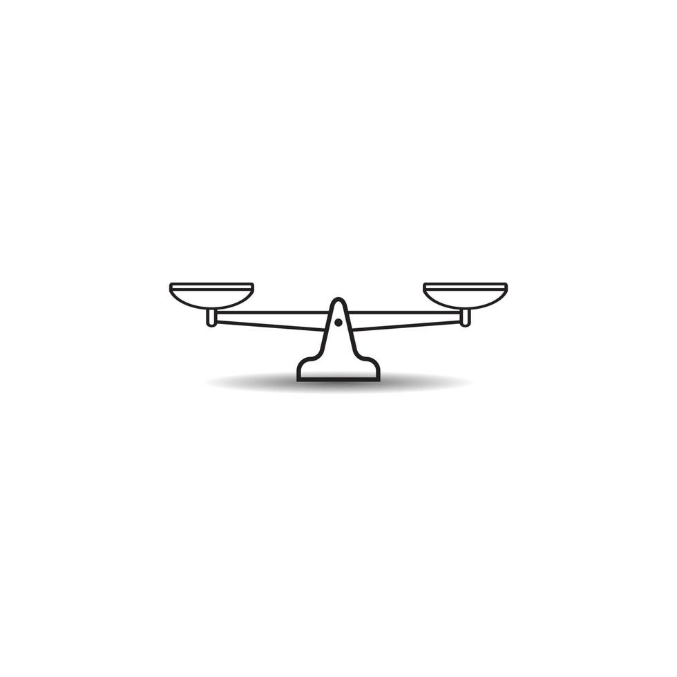 balance icon vector illustration design template