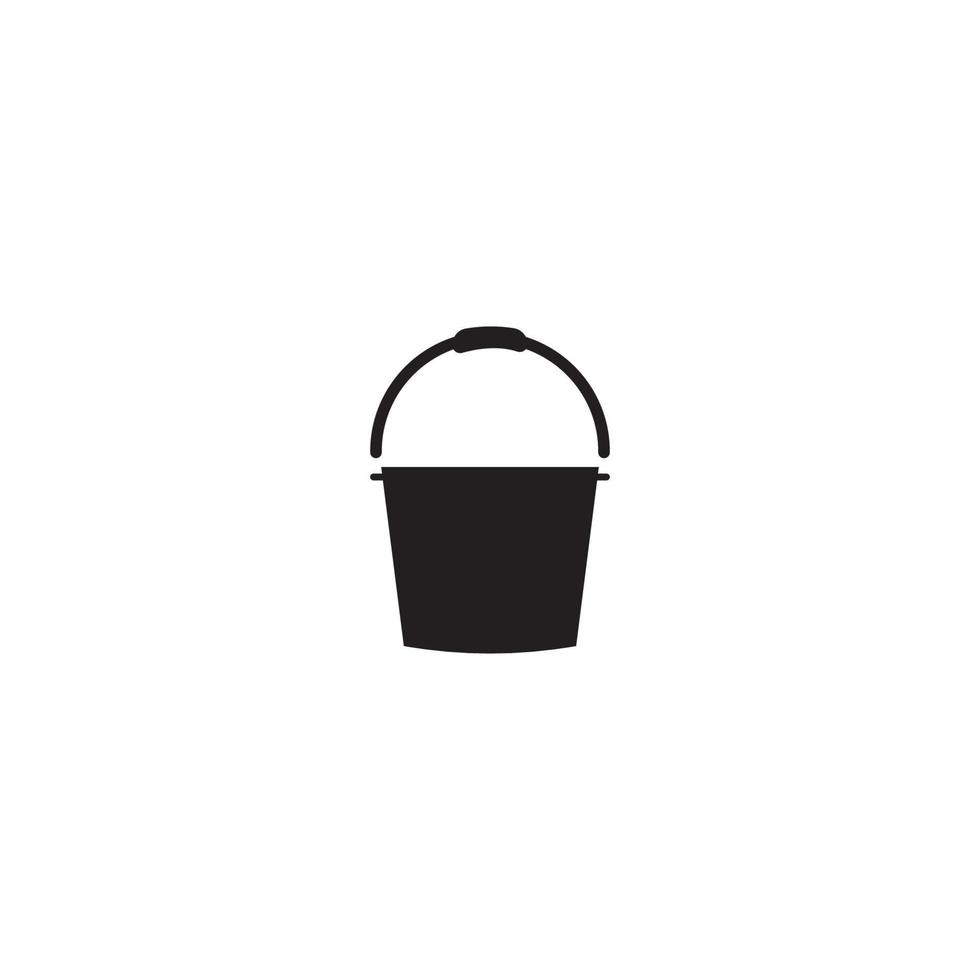 Bucket icon  vector illustration design template.