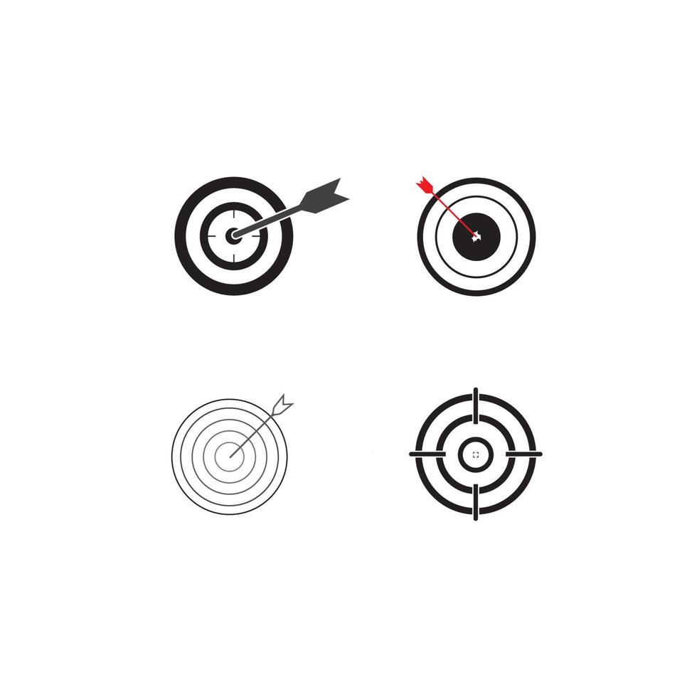 Target icon  vector illustration design template.