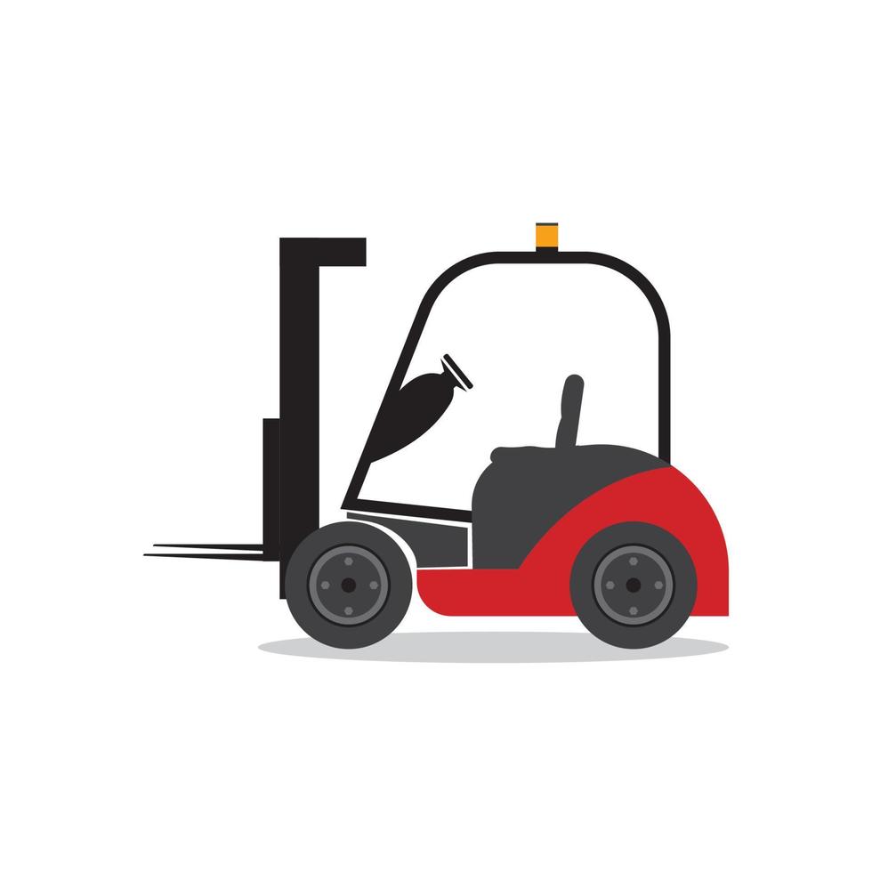 forklift icon vector illustration logo design