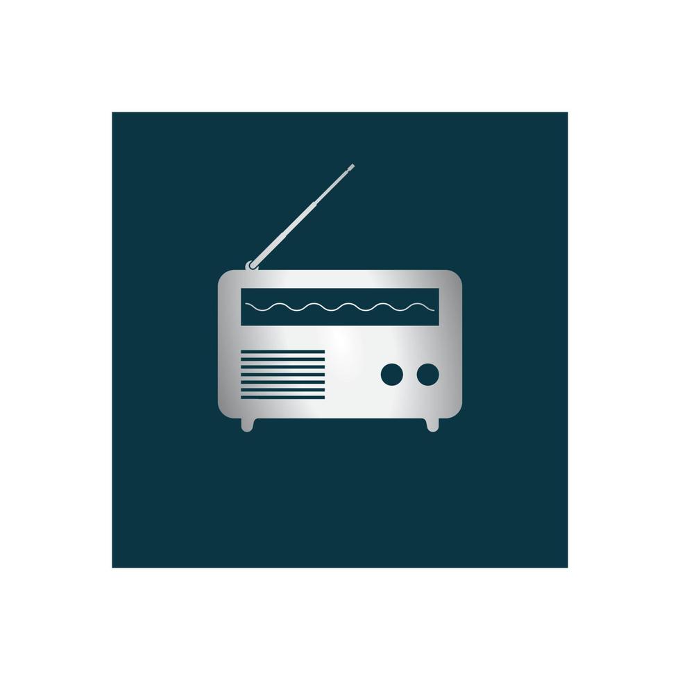 Radio icon vector illustration design template