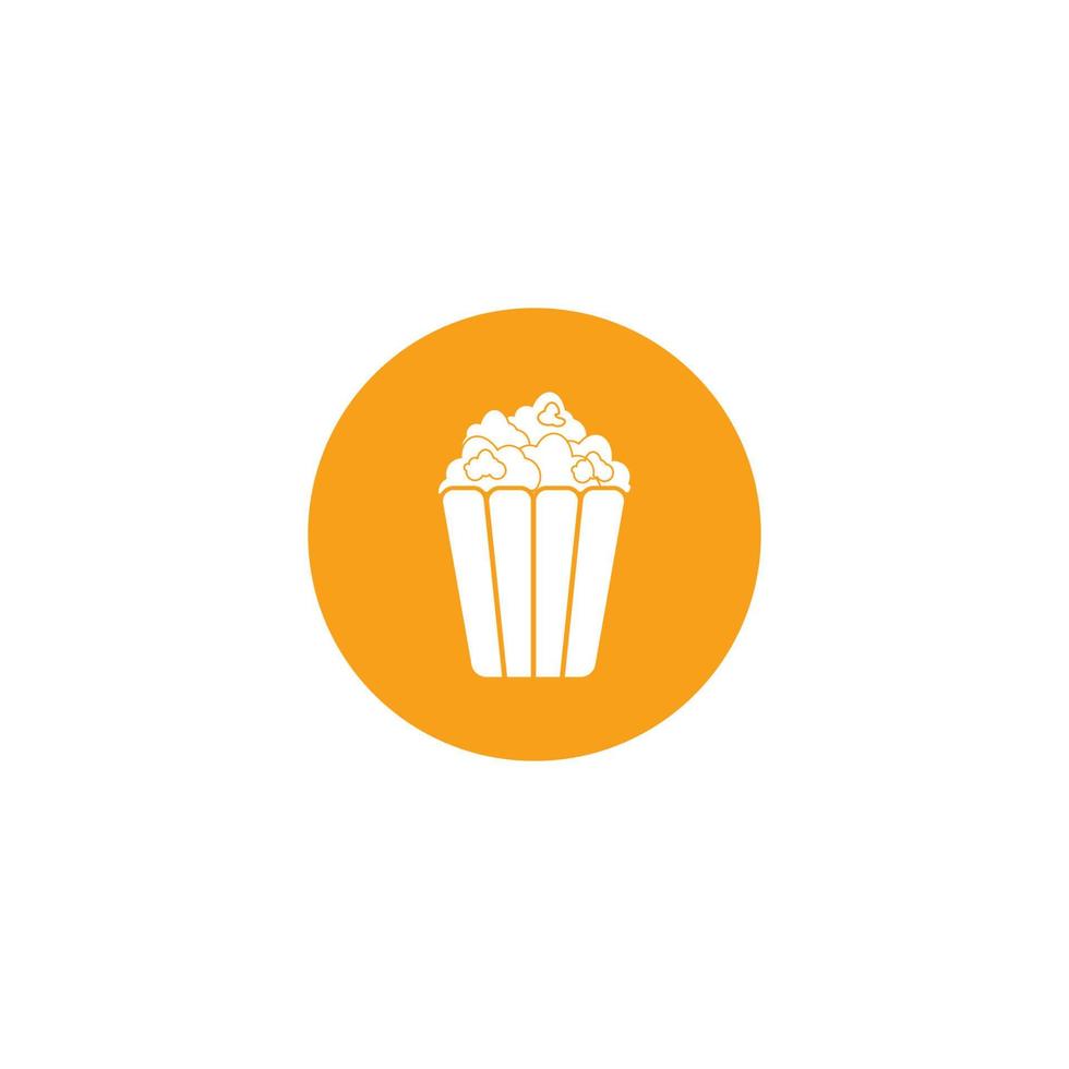 POPCORN ICON  vector illustration design template.