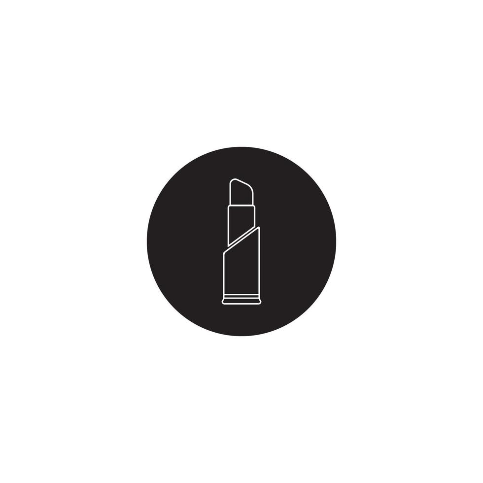 Lipstick icon  vector illustration template design