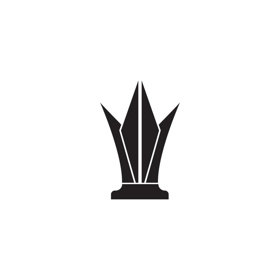 trophy icon vector illustration design template