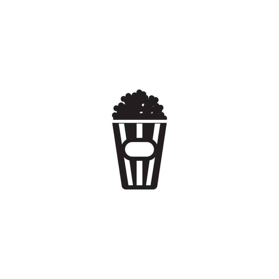 POPCORN ICON  vector illustration design template.