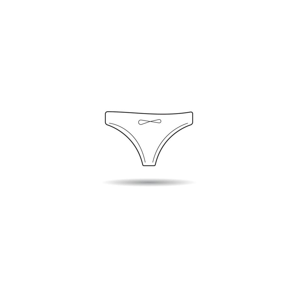 panties icon  vector illustration template design