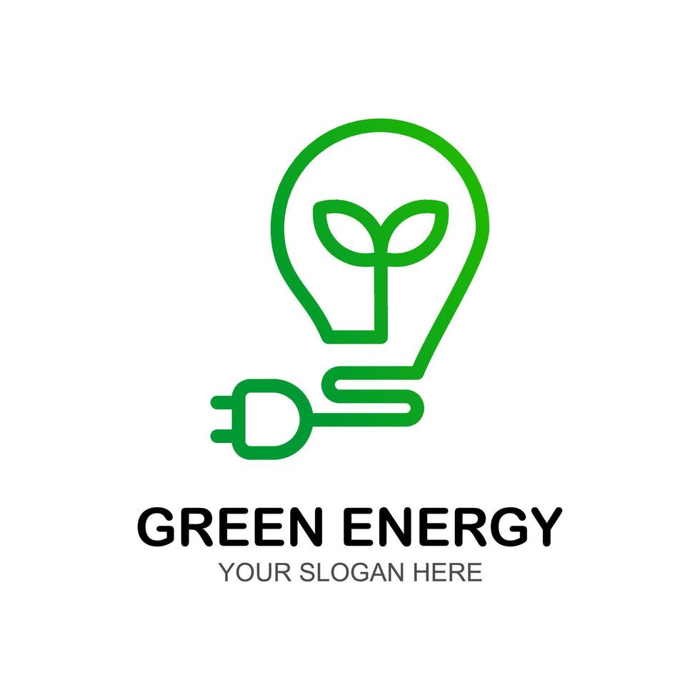 green egergy logo vector