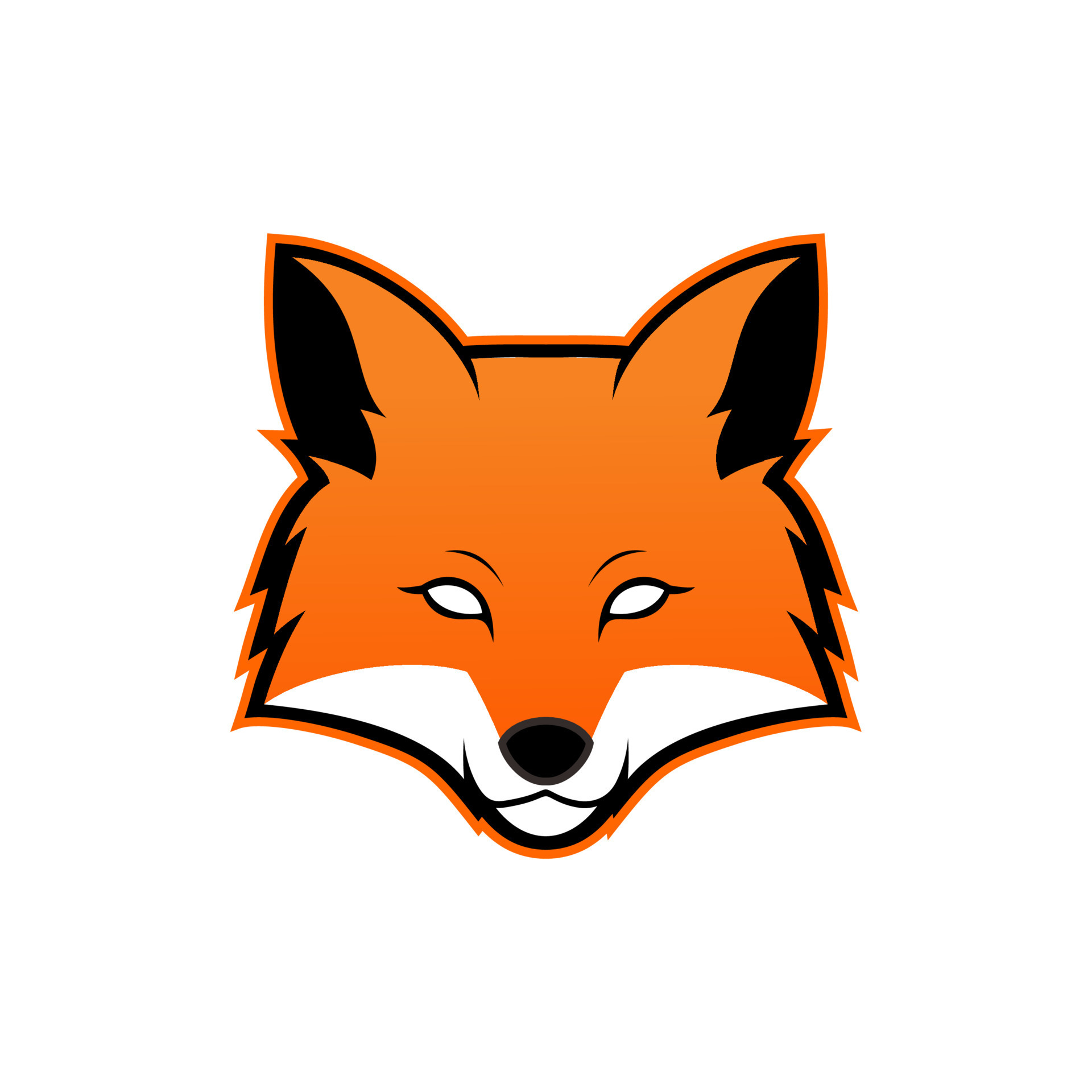 fox head vector logo 9107982 Vector Art at Vecteezy