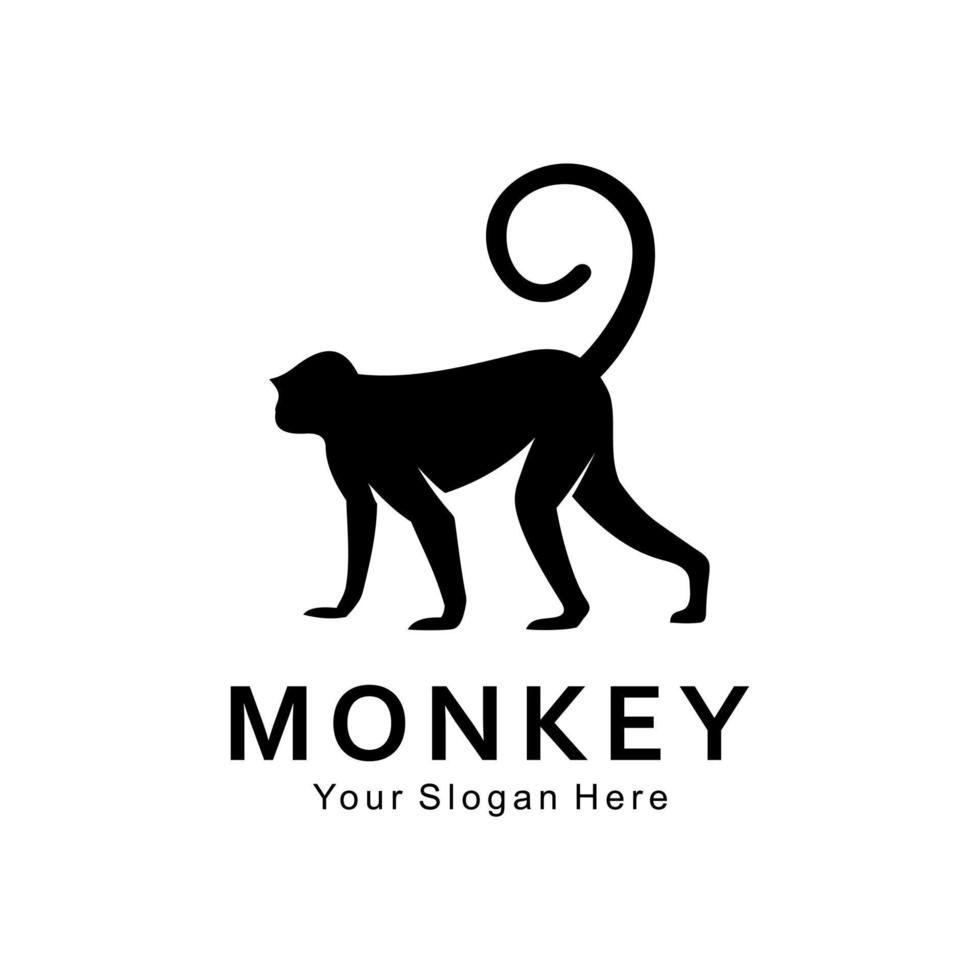 monkey logo vector