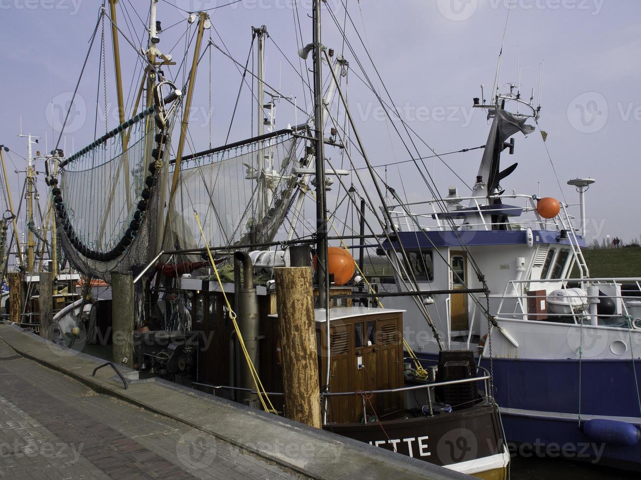 Greetsiel en el mar del norte alemán foto