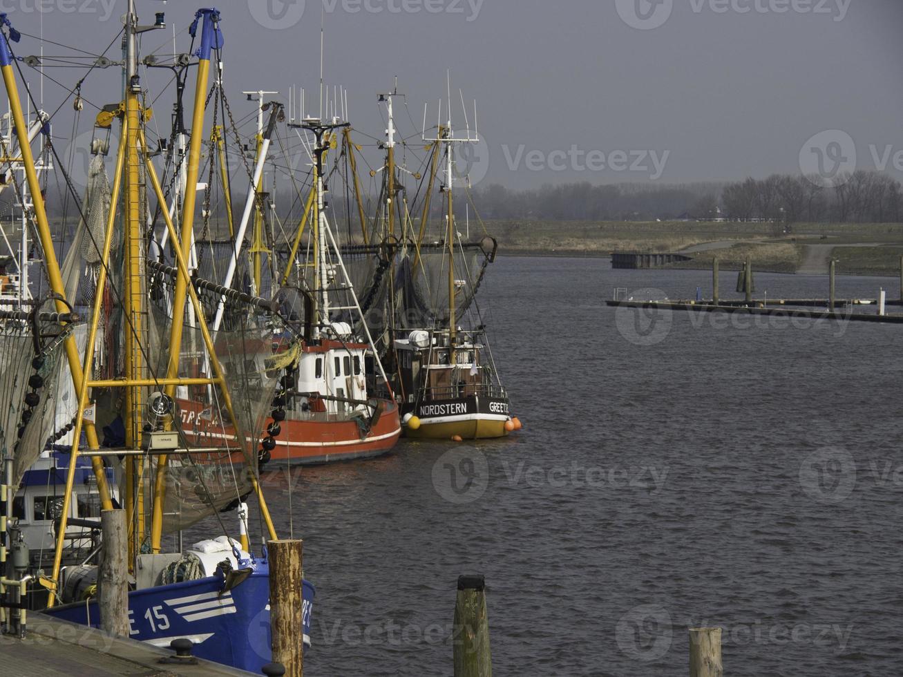 greetsiel at the german north sea photo