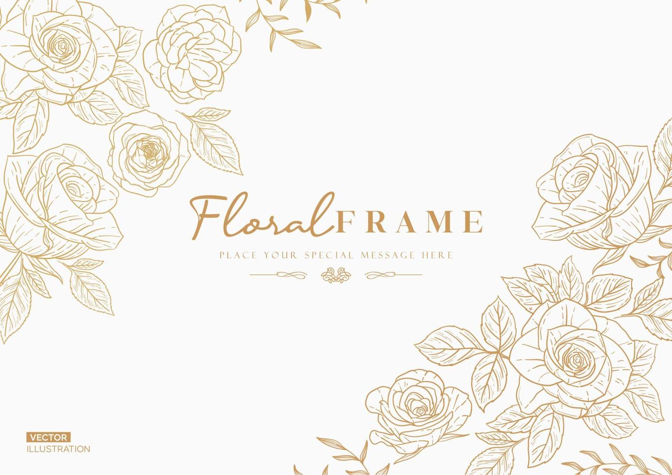 Floral background with beautiful flower vector