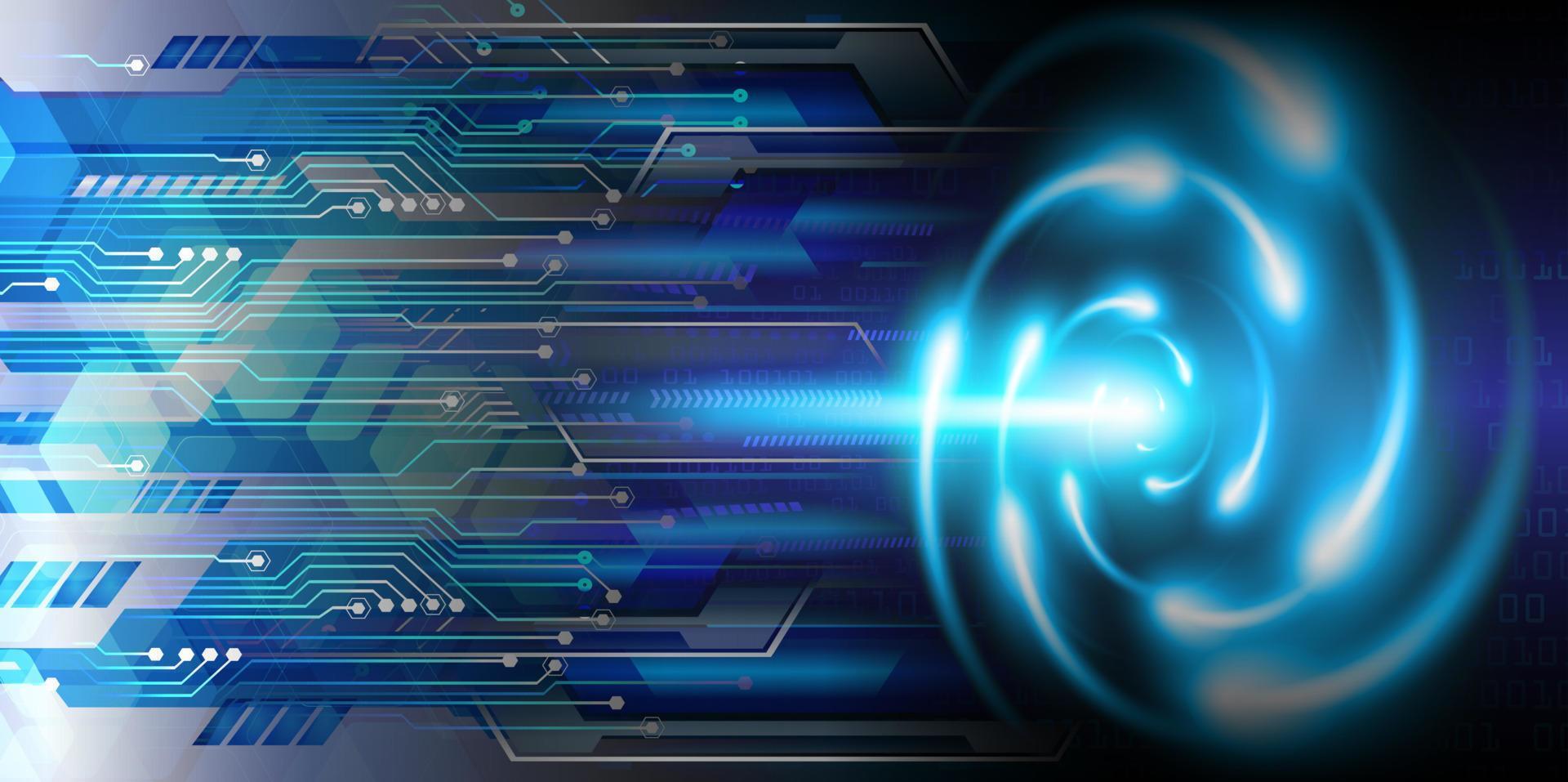 cyber circuit future technology concept background vector