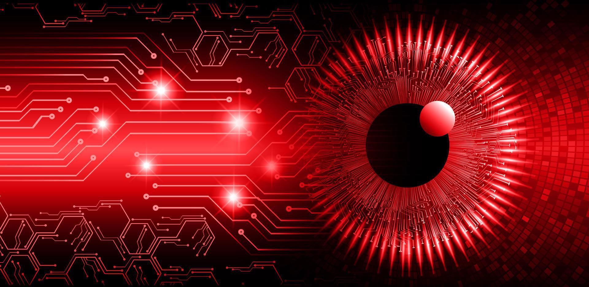 eye cyber circuit future technology concept background vector