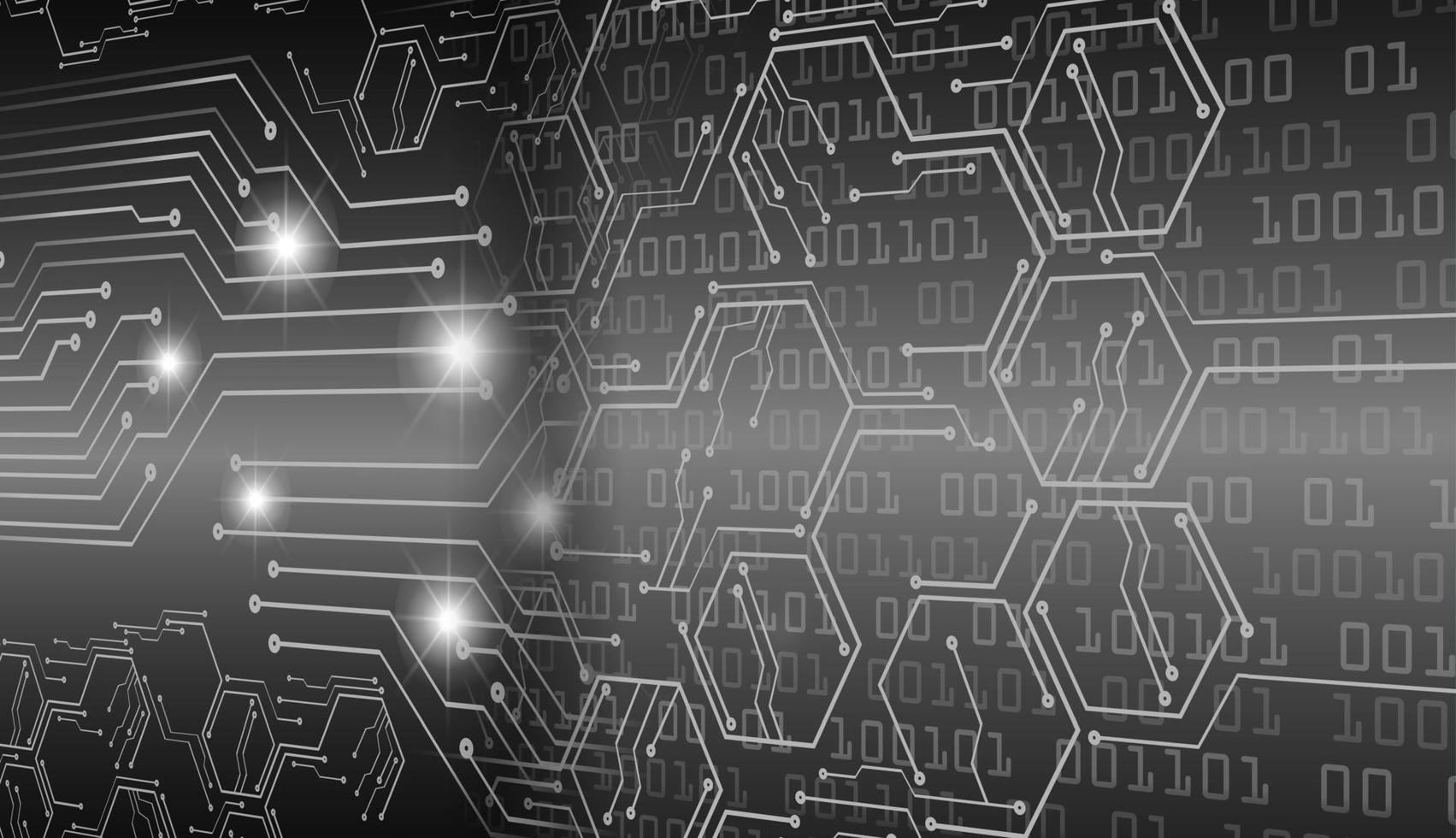 cyber circuit future technology concept background vector