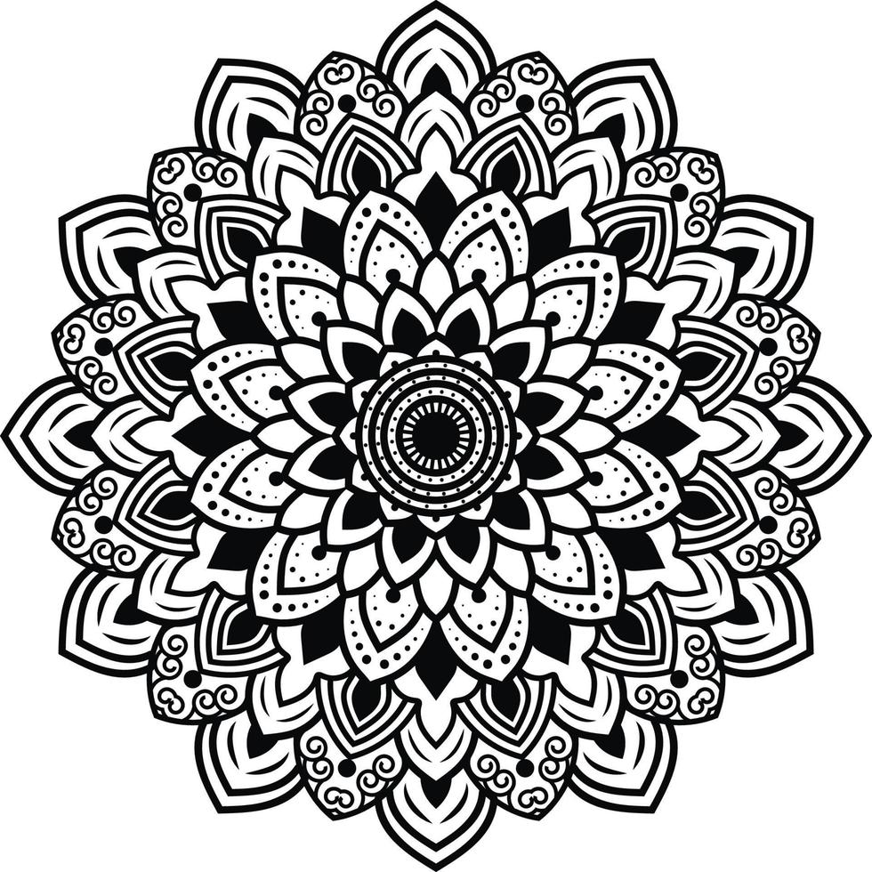 Luxury Ornamental Mandala Design Template vector